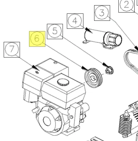 791528 Pulley 7 .5 Hp Northstar 1