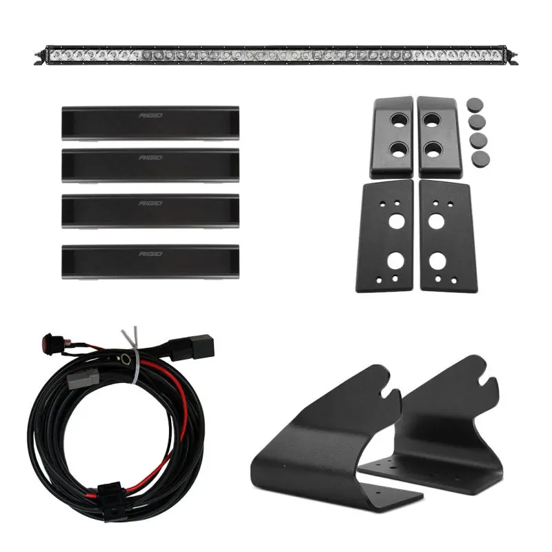 Rigid Industries 2021 Ford Bronco Roof Line Light Kit (Incl. Sr Spot/Flood Combo Bar) 1
