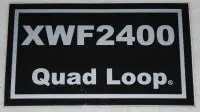 800030   Xwf2400 Quad Loop Decal    Dixie Chopper Wh2 1