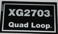 800055    Xg2703 Quad Loop Decal    Dixie Chopper Wh3 1