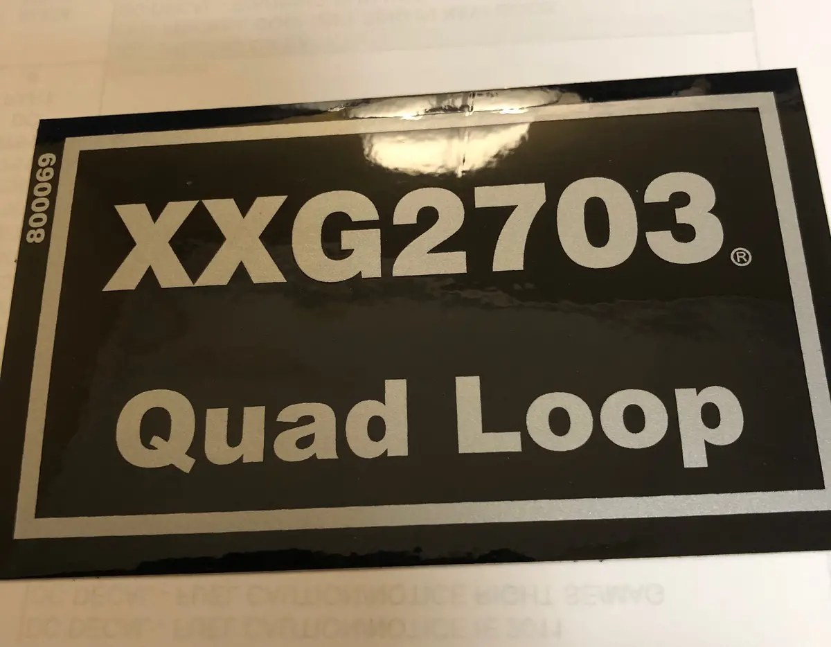 800069 Decal - Xxg2703 Model Dixie Chopper Wh2 1