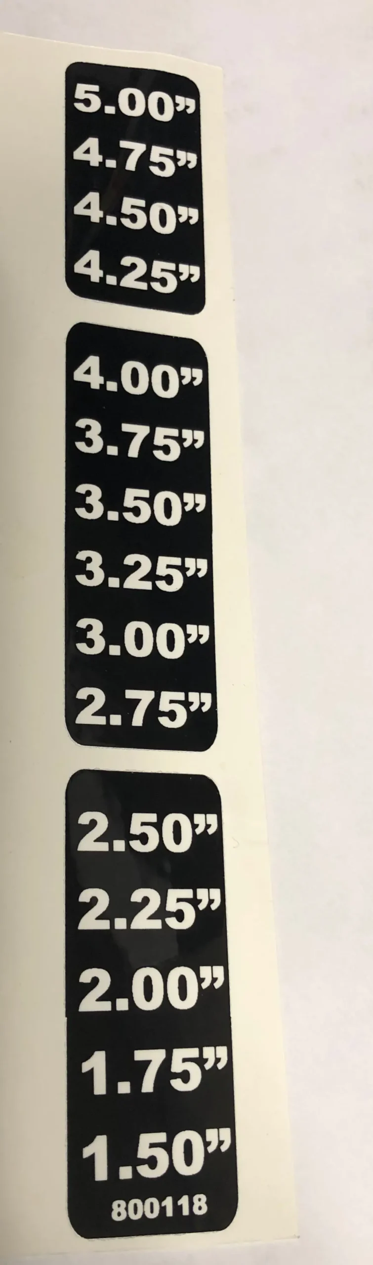 800118 Decal Height Deck Lift Dixie Chopper W3 1