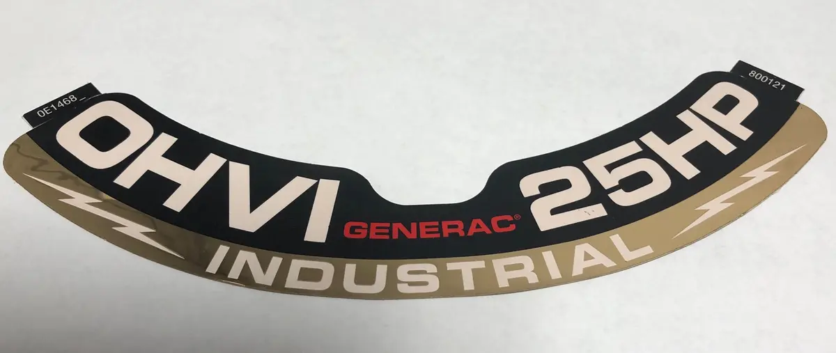 800121 Decal Generac 25Hp Dixie Chopper  Nla 1