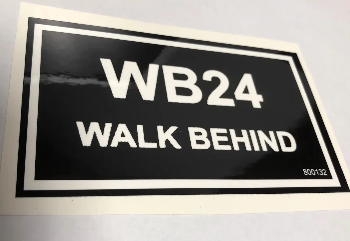 800132 Decal Wb24 Walk Behind Dixie Chopper Wh2 1