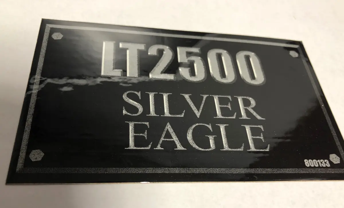 800133 Decal Lt2500 Silver Eagle Dixie Chopper Wh2 1