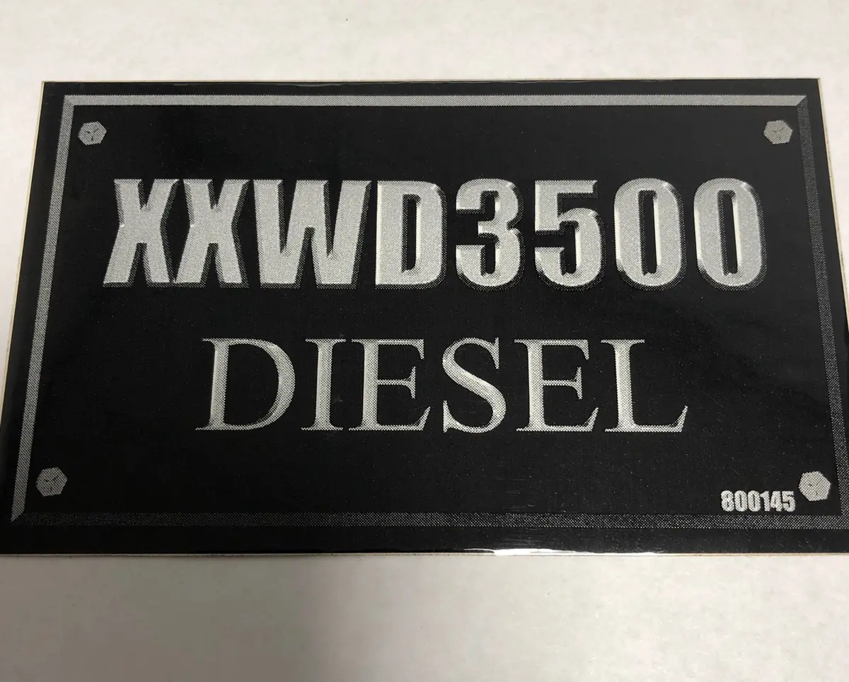 800145 Decal Xxwd3500 Diesel Dixie Chopper Wh2 1