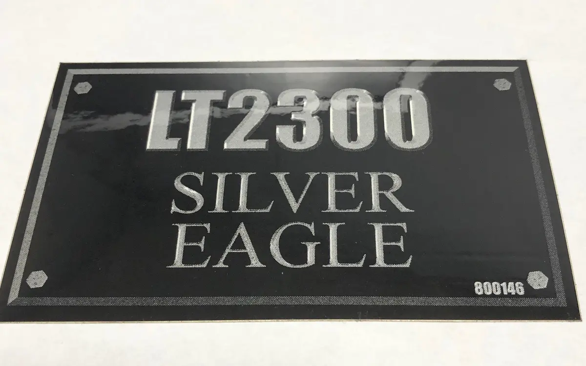 800146 Decal Lt2300 Silver Eagle Dixie Chopper Wh2 1
