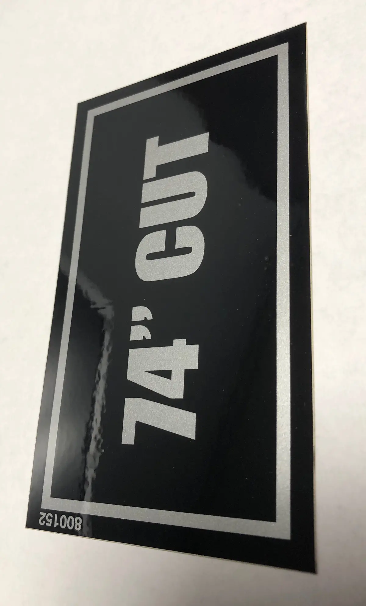 800152 Decal 74 Inch Cut Dixie Chopper Wh3 / Fd-1 / Sfi 1