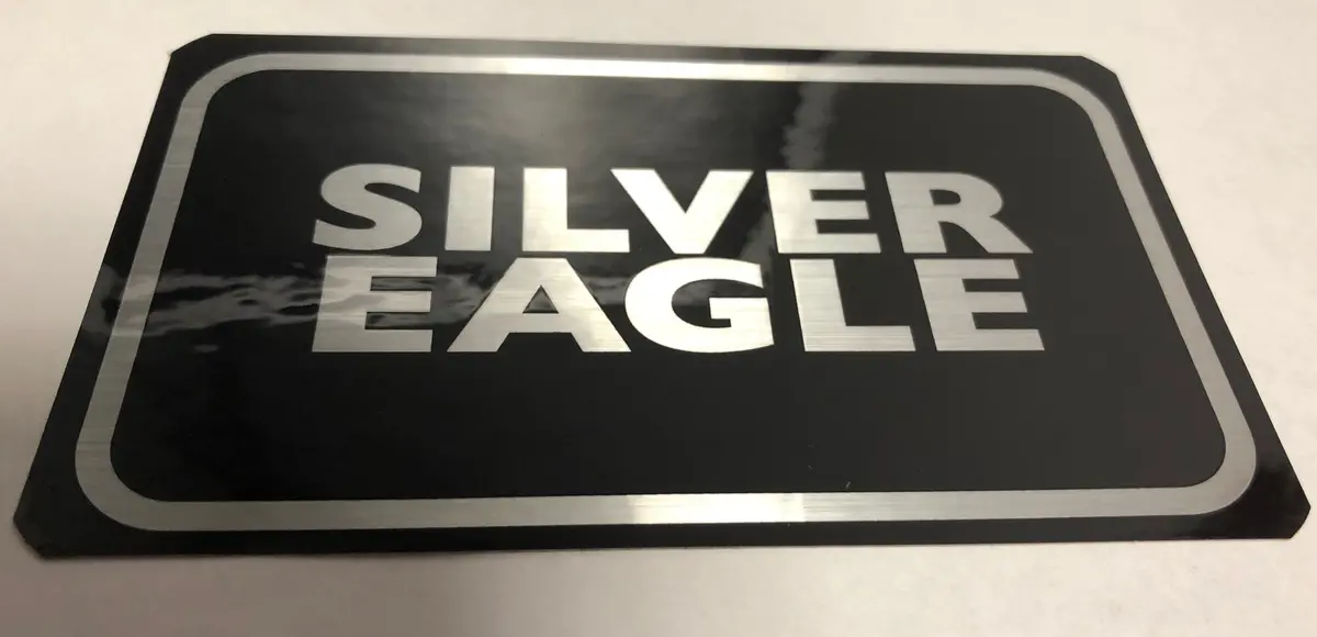 800175 Decal Silver Eagle Dixie Chopper Wh2 1
