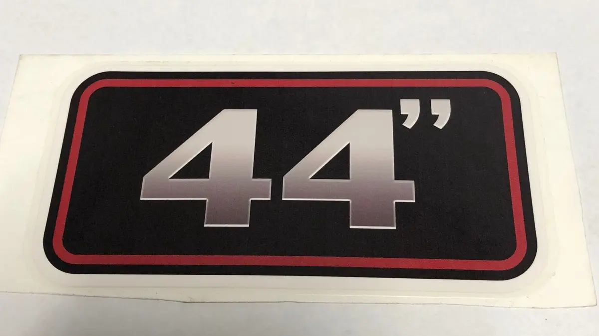 800196 Decal Deck 44" Dixie Chopper Wh2 1