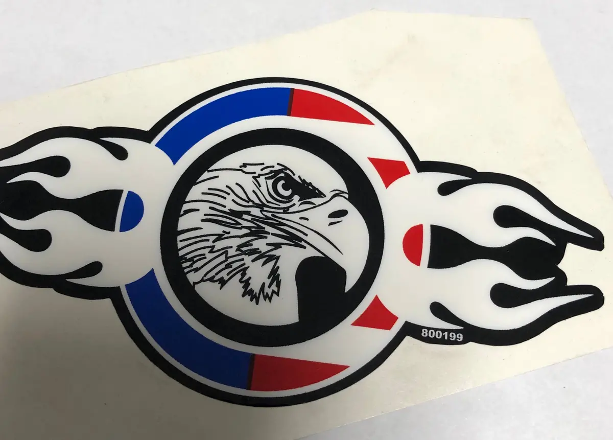 800199 Decal Pivot Plate Iron Eagle Dixie Chopper Nla 1