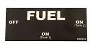 800213 Decal Valve Fuel Dixie Chopper Wh2 1