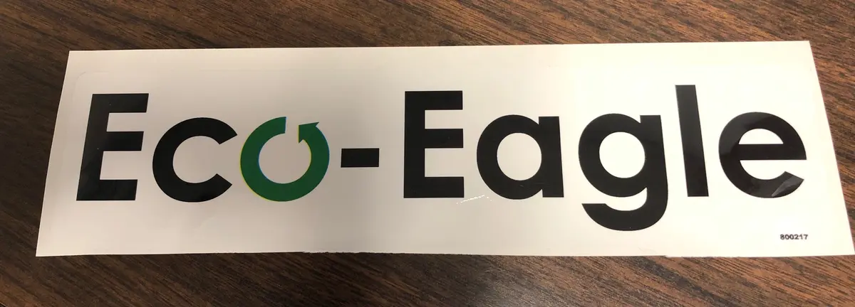 800217 Decal Eco Eagle Dixie Chopper Wh2 1