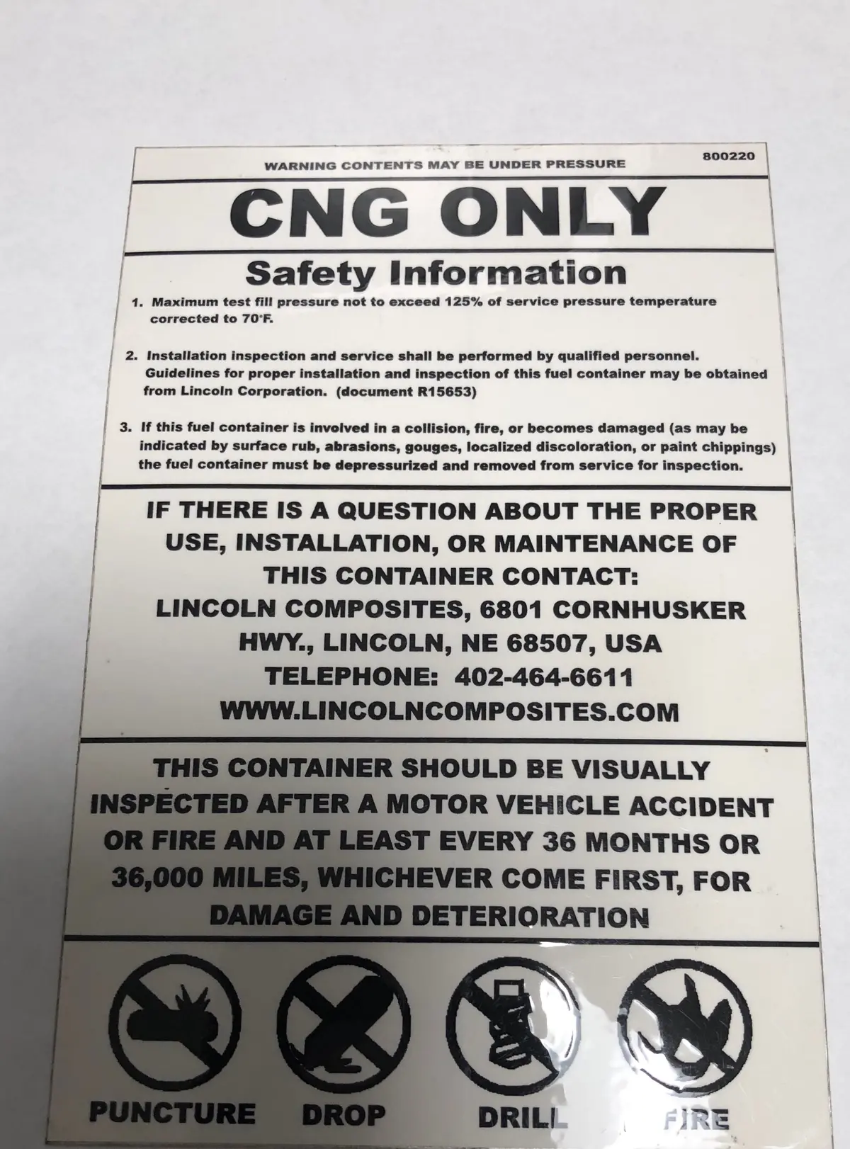 800220 Decal Safety Cng Dixie Chopper Wh2 1