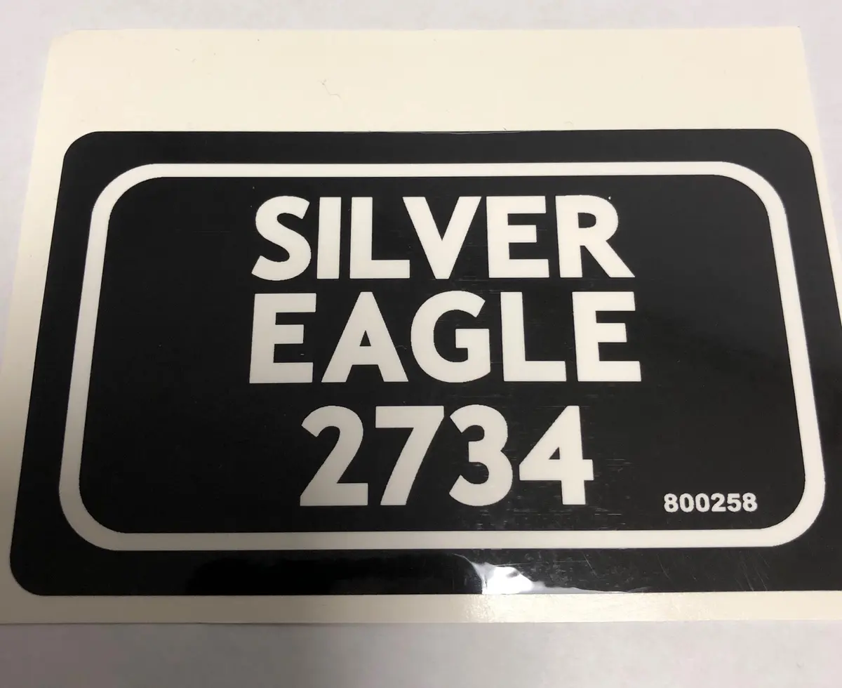 800258 Decal Iron Eagle 2734 Dixie Chopper Wh2 1