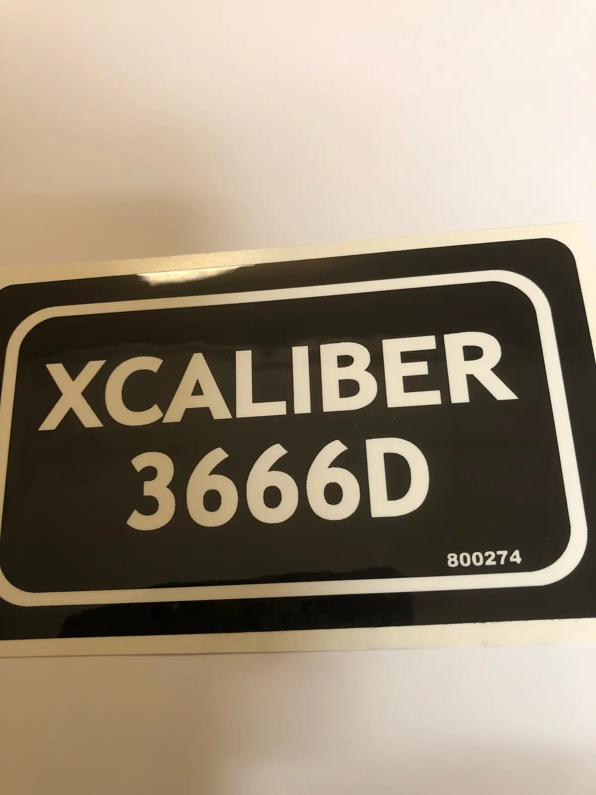 800274 Decal - Xcaliber 3366D Dixie Chopper Wh2 1
