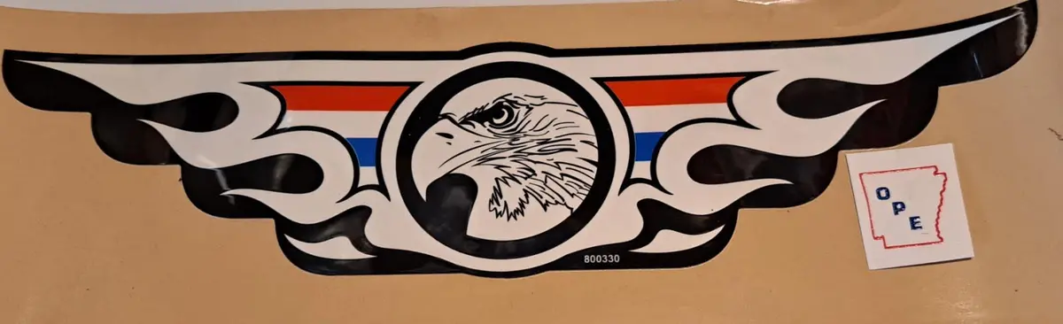 800330 Decal New Dixie Logo Fo Sabilizer Dixie Chopper W3 1