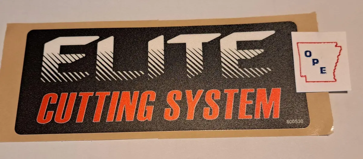 800530 Decal Deck Elite Dixie Chopper W3 1