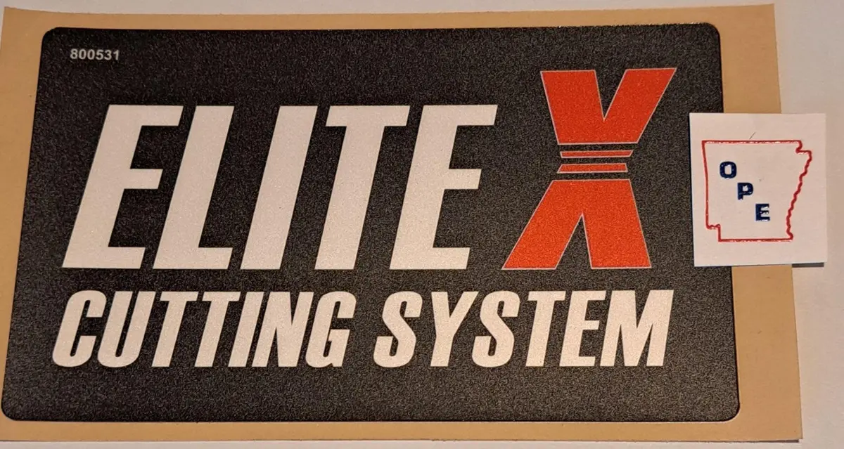 800531 Decal Elite X Cutting System Dixie Chopper W3 1
