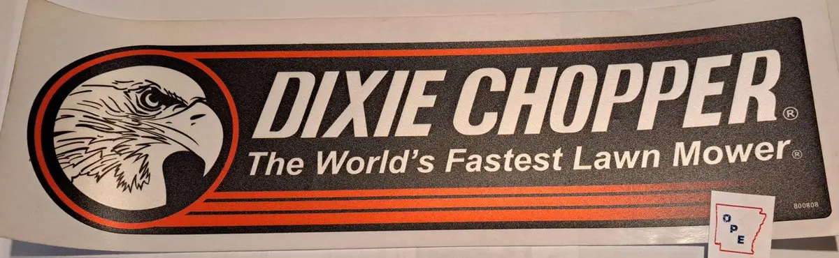 800808 Decal Industrial Rh Fender Dixie Chopper Fcbd 1