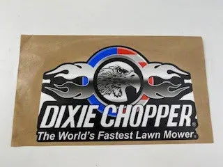 800905 Decal Engine Guard Dixie Chopper W3 1