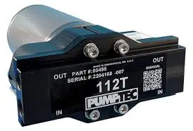 80495 112T-075/M8215, 12V, Viton M-Valve, 4-1/4 Ports, Black Pumptec 1