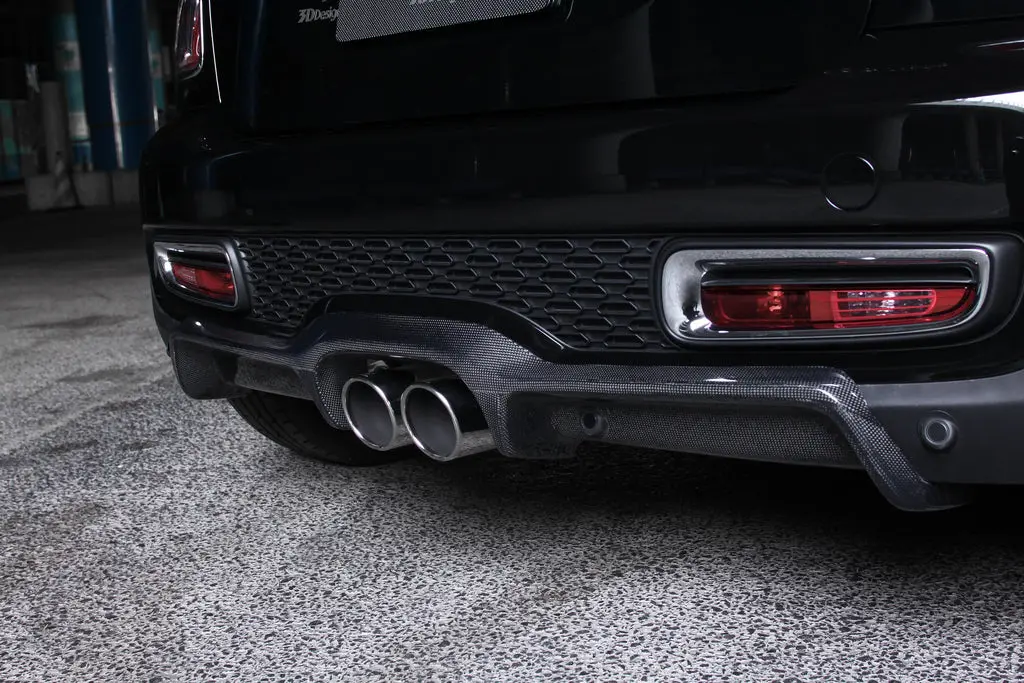 3D Design Mini R58 / R59 Cooper S Carbon Fiber Rear Diffuser 1