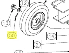82140 Cotter/Clevis Pin Ref 50 Northstar 1