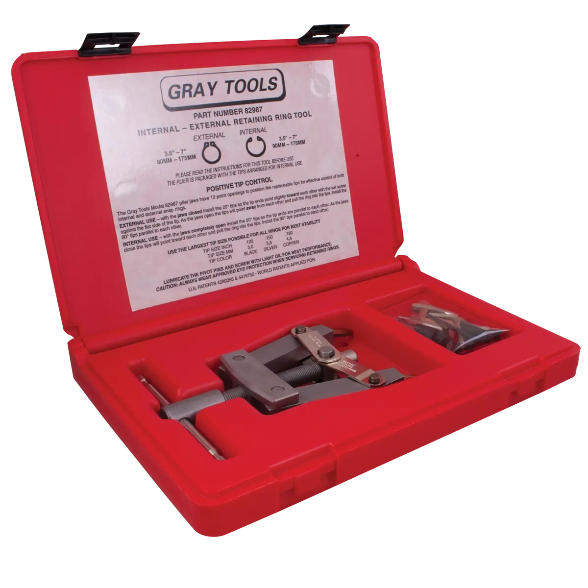 Internal-External Retaining Ring Tool For Extra Large Retaining Rings 1