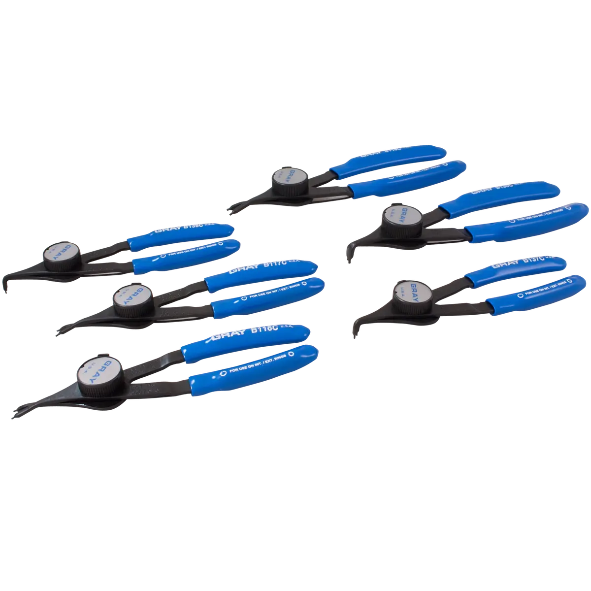6 Piece Snap Ring Convertible Plier Set 1