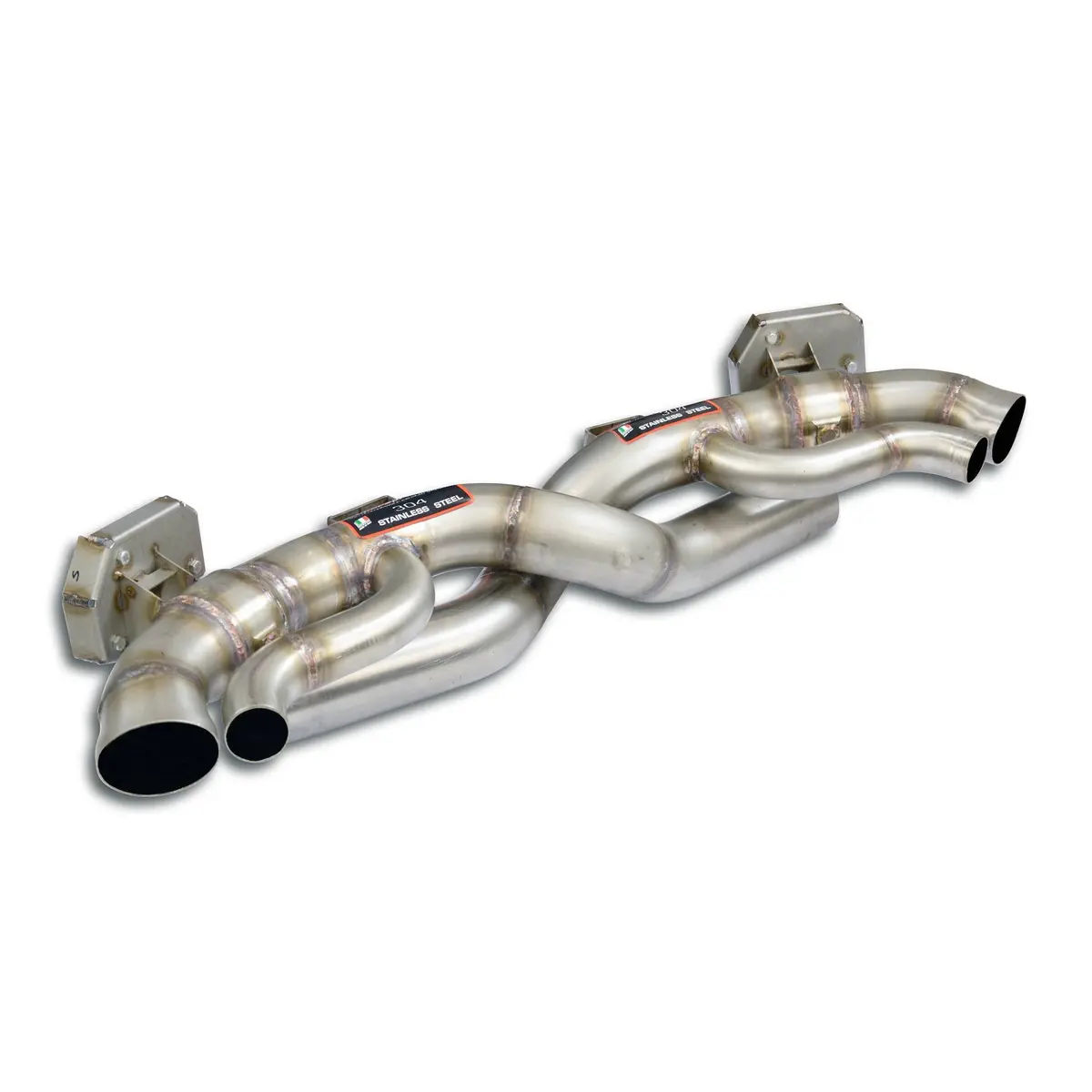 Supersprint Porsche 911 "Heritage Design Edition" Rear Pipe Kit Right - Left With Valves(Muffler Delete) 1