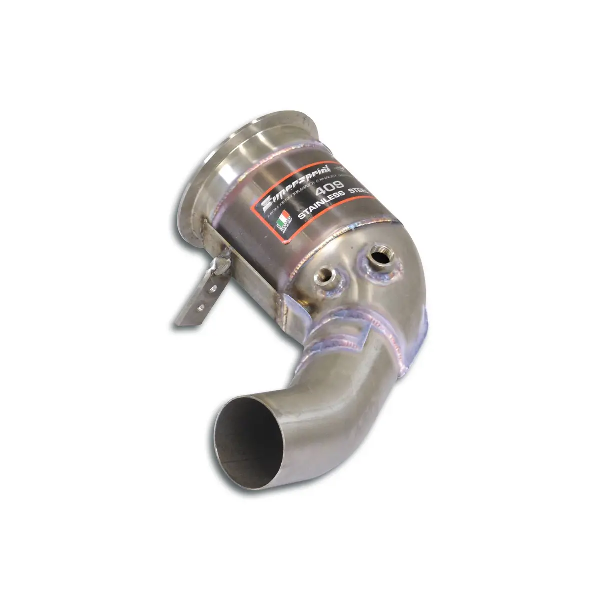 Supersprint Porsche 911 (992 Series Turbo / Turbo S) Downpipe Right + Metallic Catalytic 1