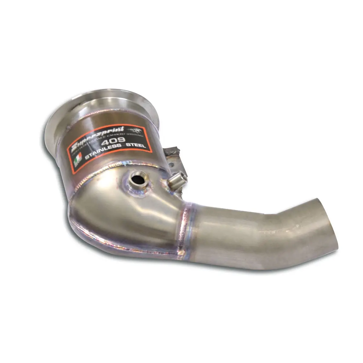Supersprint Porsche 911 "Heritage Design Edition" Downpipe Left + Metallic Catalytic 1
