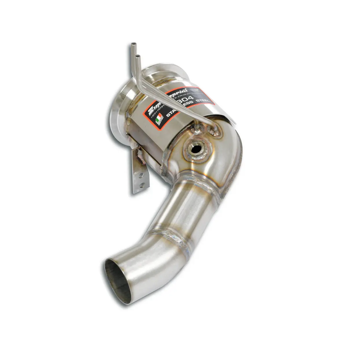 Supersprint Porsche 911 (992 Series Turbo / Turbo S) Downpipe Right + Metallic Catalytic(Deletes Gpf) 1
