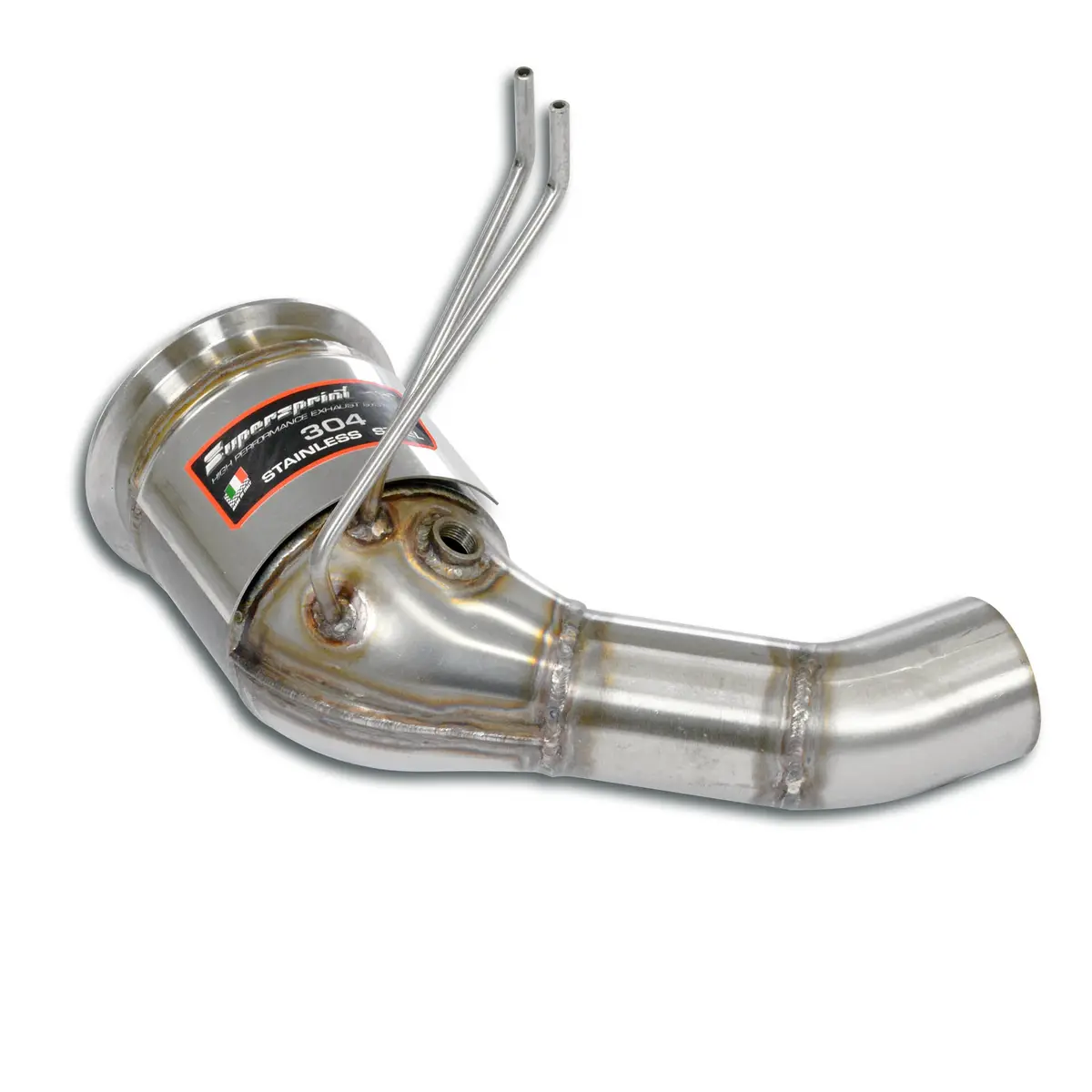 Supersprint Porsche 911 (992 Series Turbo / Turbo S) Downpipe Left + Metallic Catalytic(Deletes Gpf) 1