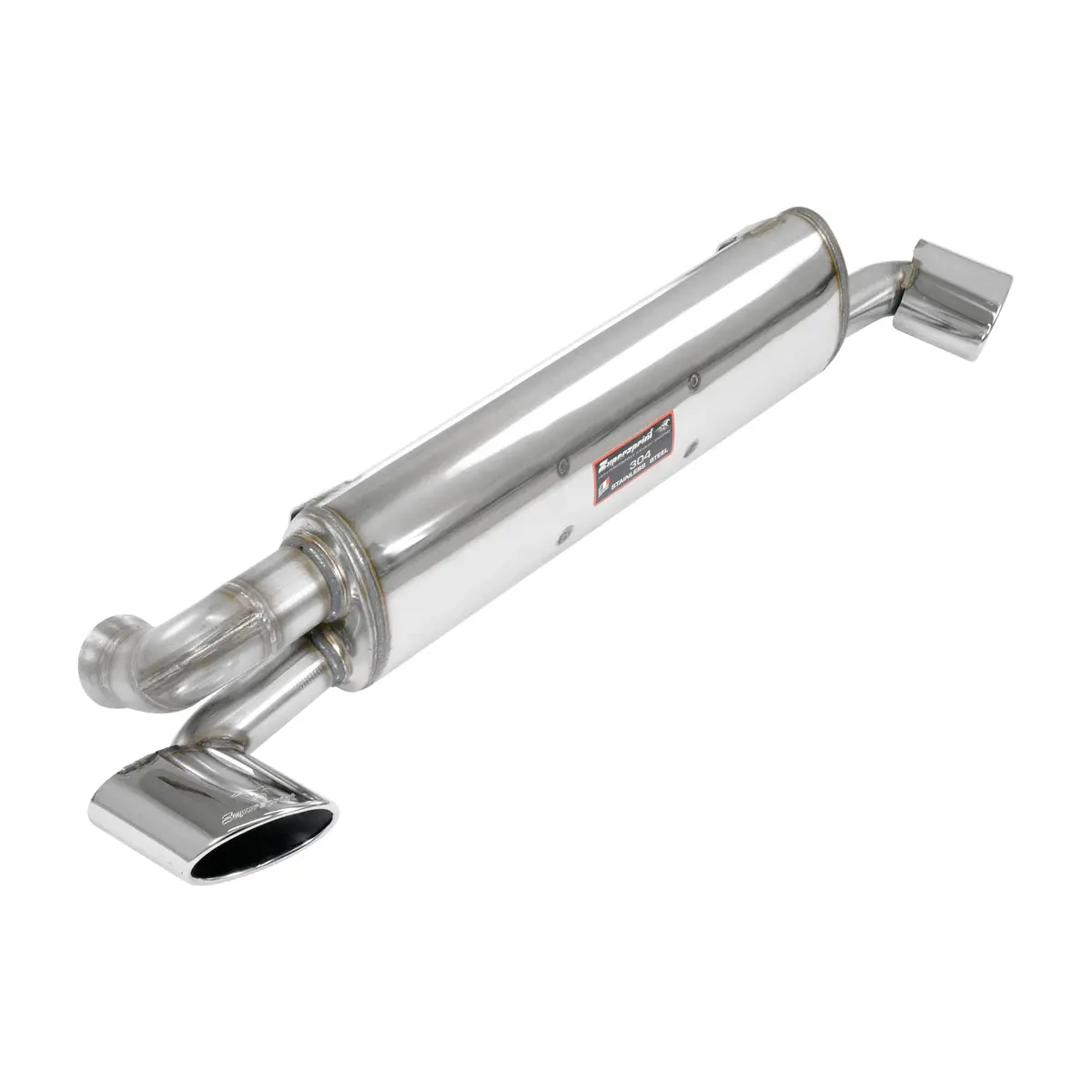 Supersprint Porsche 911 (964 Series) Rear Exhaust Right - Left 120X80 1