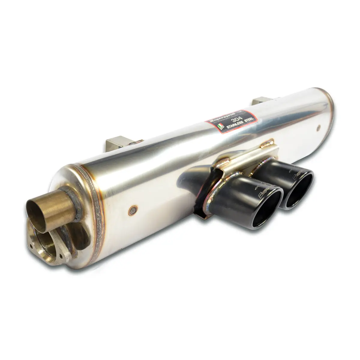 Supersprint Porsche 911 (992 Series Gt3) Rear Exhaust Oo 100 "Gun Metal Grey" 1
