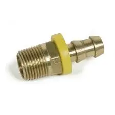 140258 Brass, Push Lock Barb 3/8 X 3/8" Mpt Pw Sm 1
