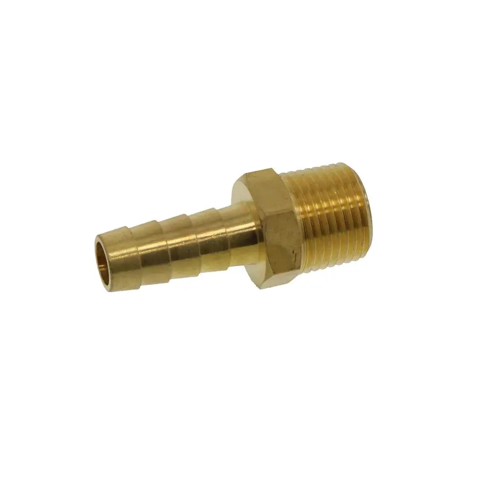 140358 Brass, Hose Barb 3/8 X 3/8 Npt Pw Sm 1