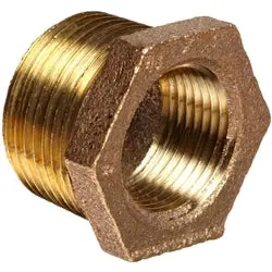 140410 Brass, Bushing, 3/4" Mpt X 3/8" Fpt Pw Sm 1