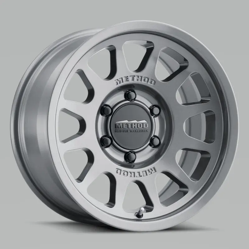 Ford Bronco Method Mr703 16X8 0Mm Offset 6X5.5 106.25Mm Cb Gloss Titanium Wheel 1