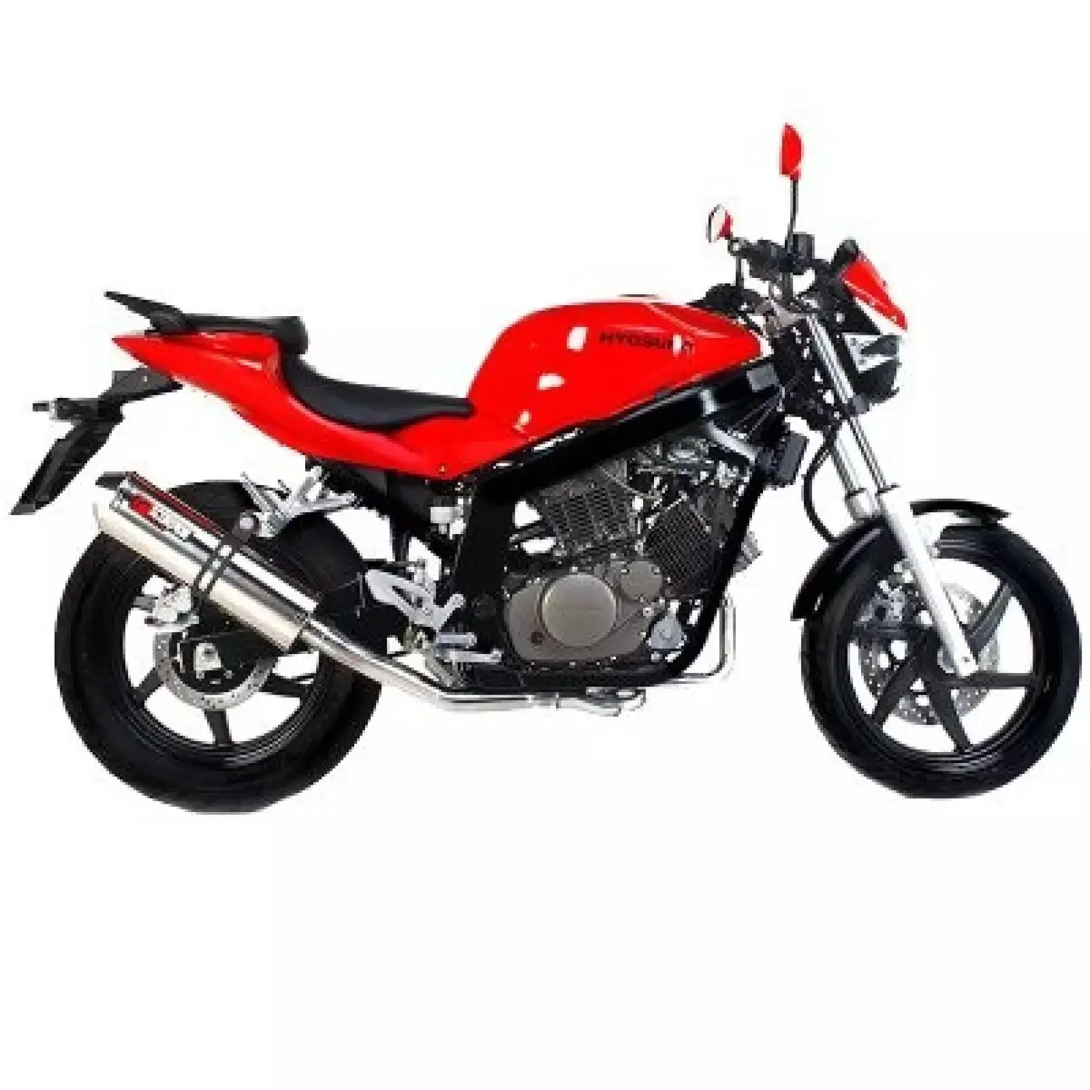 Scorpion Exhaust Fits For Hyosung Gt125 / Gt250 ('06-) (Serket Taper Full System) 1