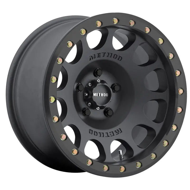 Ford Bronco Method Mr105 Beadlock 17X8.5 0Mm Offset 6X5.5 108Mm Cb Matte Black W/Bh-H24125 Wheel 1