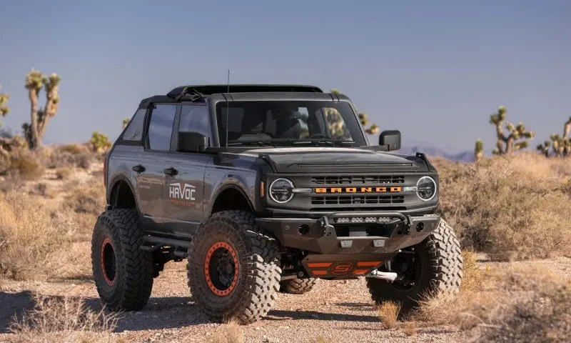 Rampage 2021-2023 Ford Bronco Frameless Trail Top 4-Door - Black 1