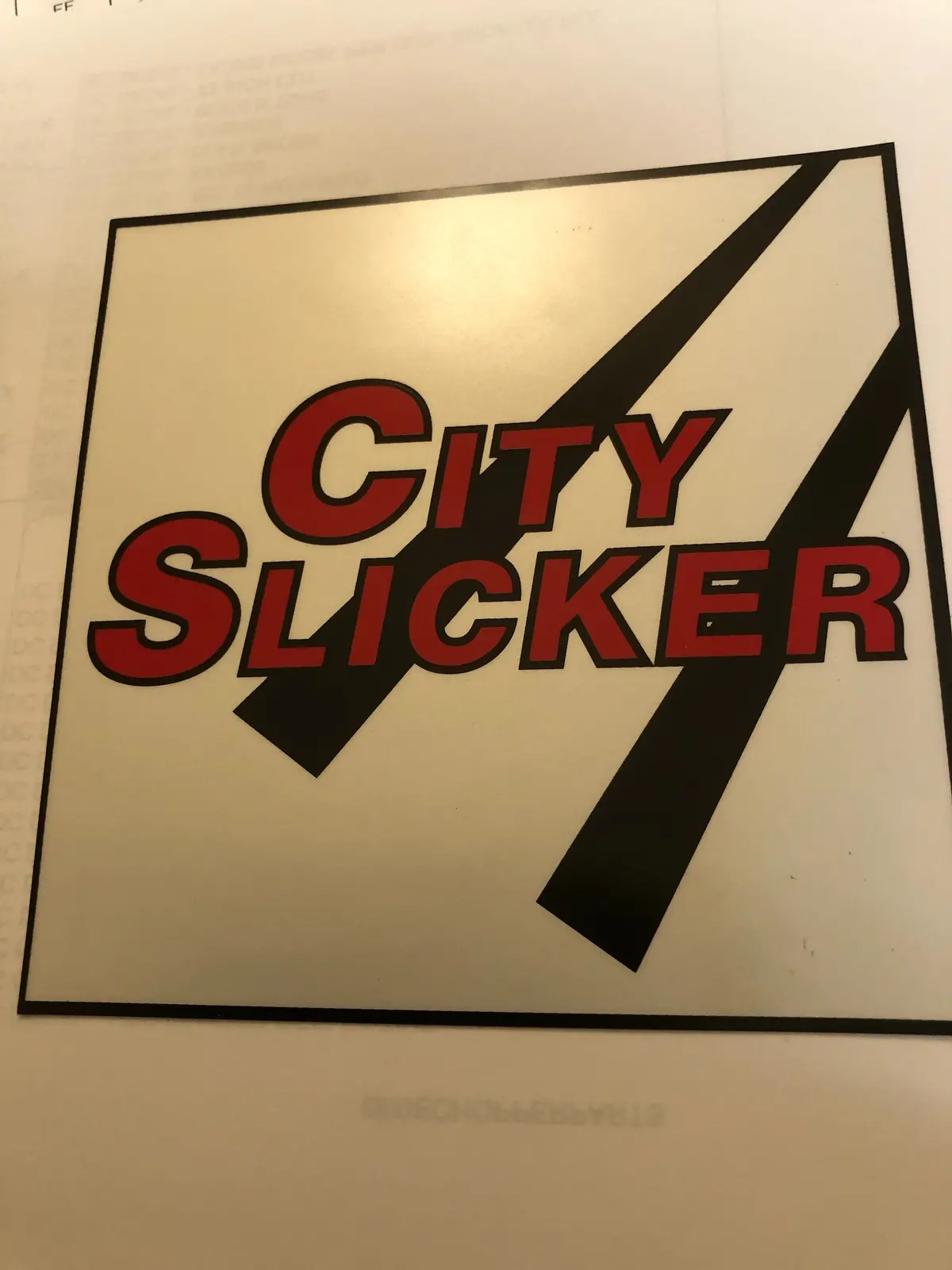 97018 City Slicker Fender Decal Dixie Chopper Nla 1