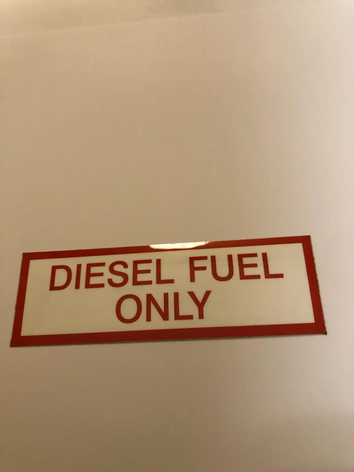 97373 Diesel Fuel Only Dixie Chopper Decal Wh3 1