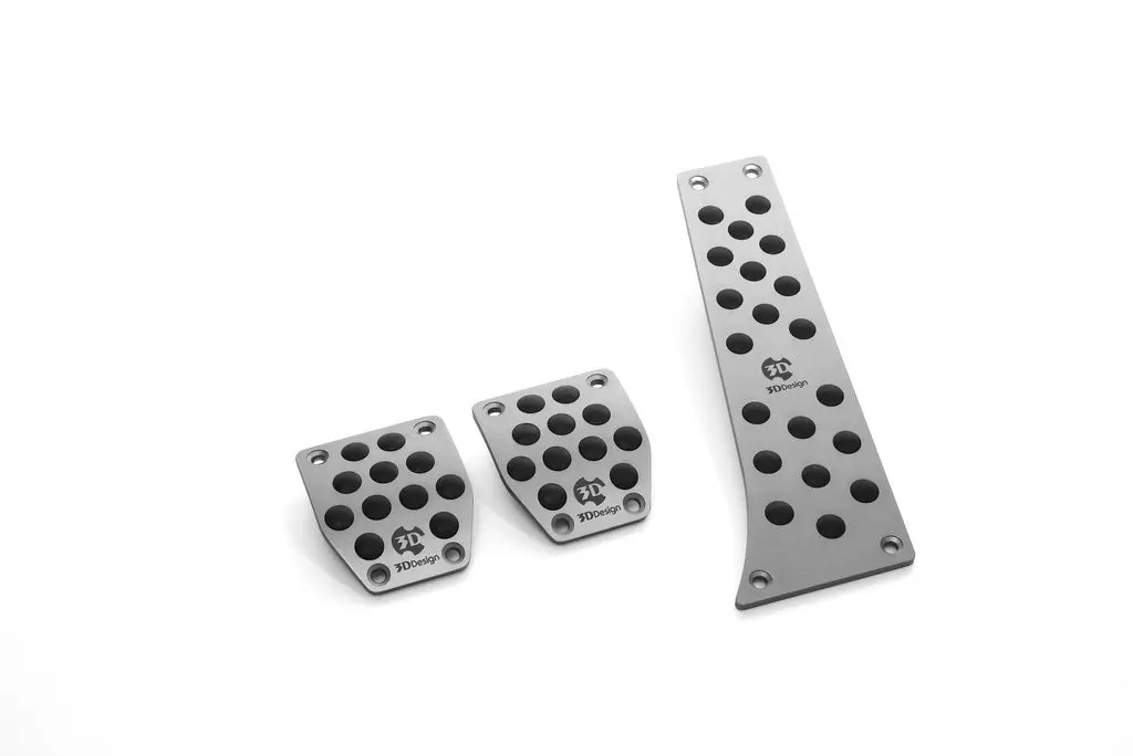 3D Design Aluminum Pedal Set - Manual / Smg / Dct 1