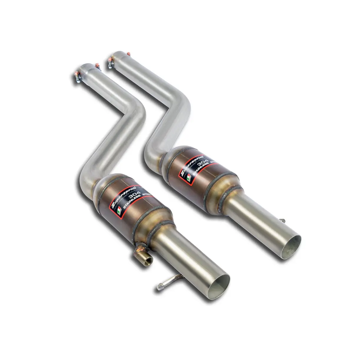 Supersprint Bmw E46 Metallic Catalytic Converter Right - Left + "X-Pipe" 1