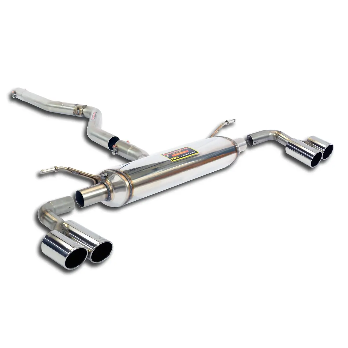 Supersprint Bmw F20 / F21 Lci 2014 -> Connecting Pipe + Rear Exhaust Right Oo80 - Left Oo80 1