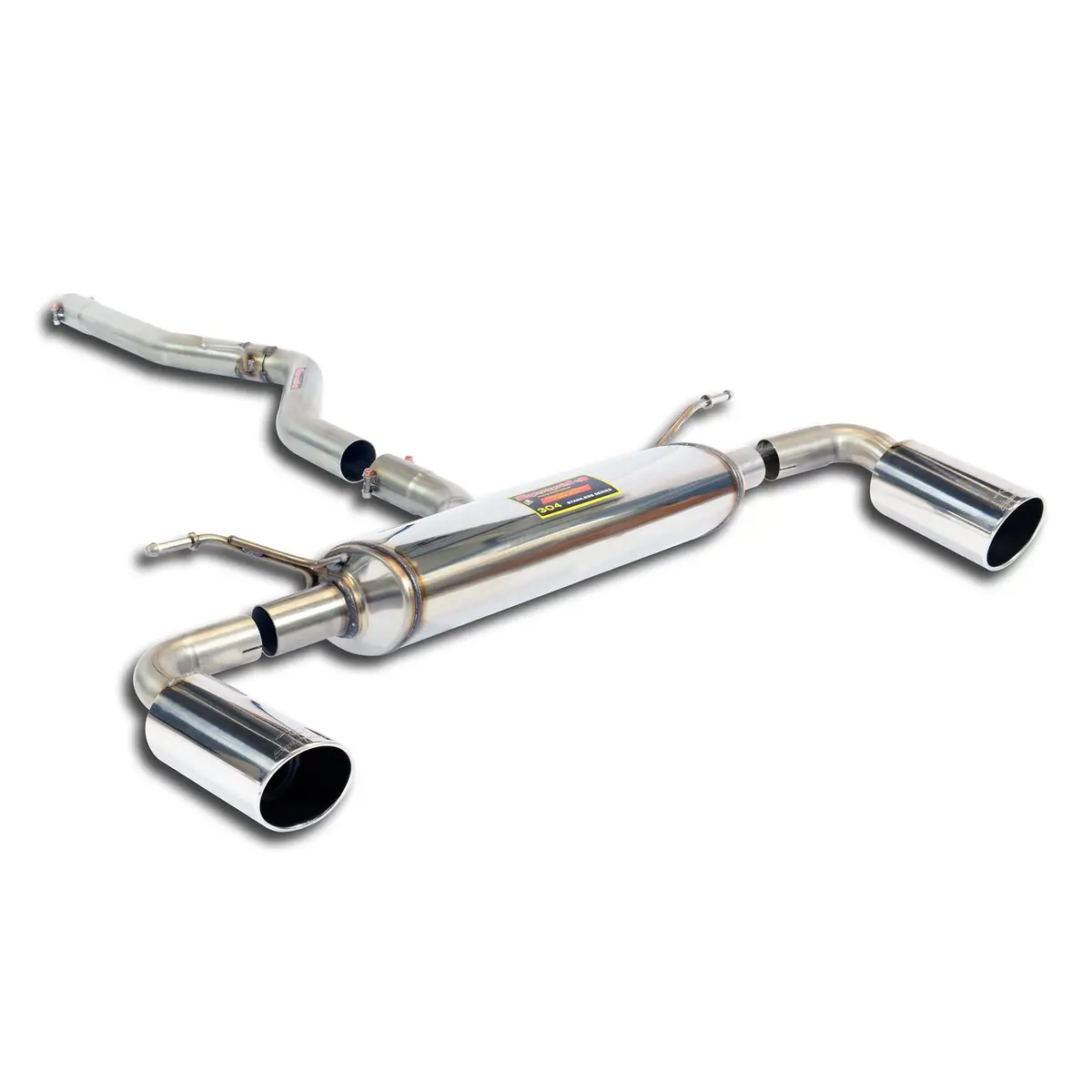 Supersprint Bmw F20 / F21 Lci 2014 -> Connecting Pipe + Rear Exhaust Right O100 - Left O100 1